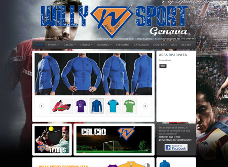 Sito Ecommerce Sport Genova