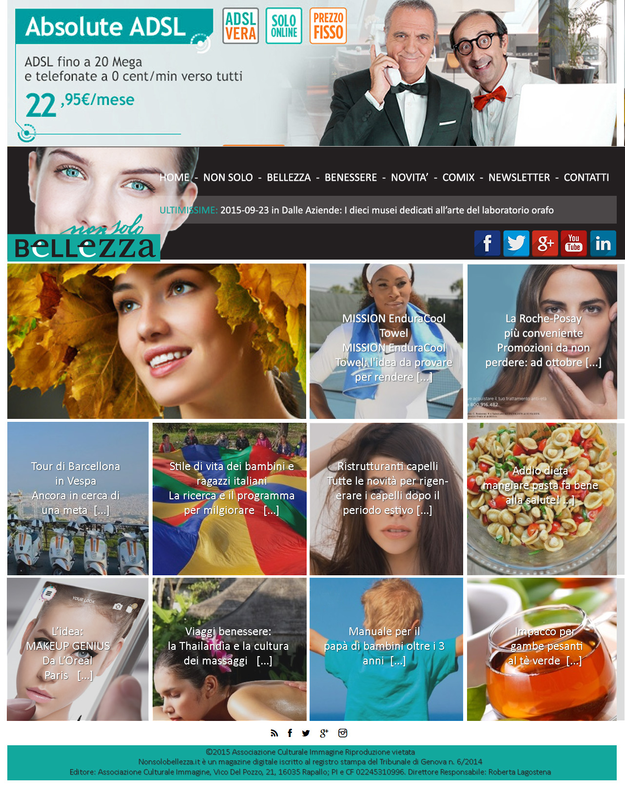Template Grafico per Non solo bellezza – WordPress
