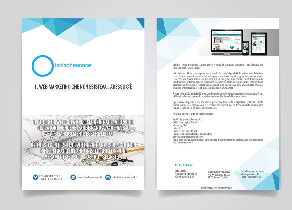 Brochure per Isola