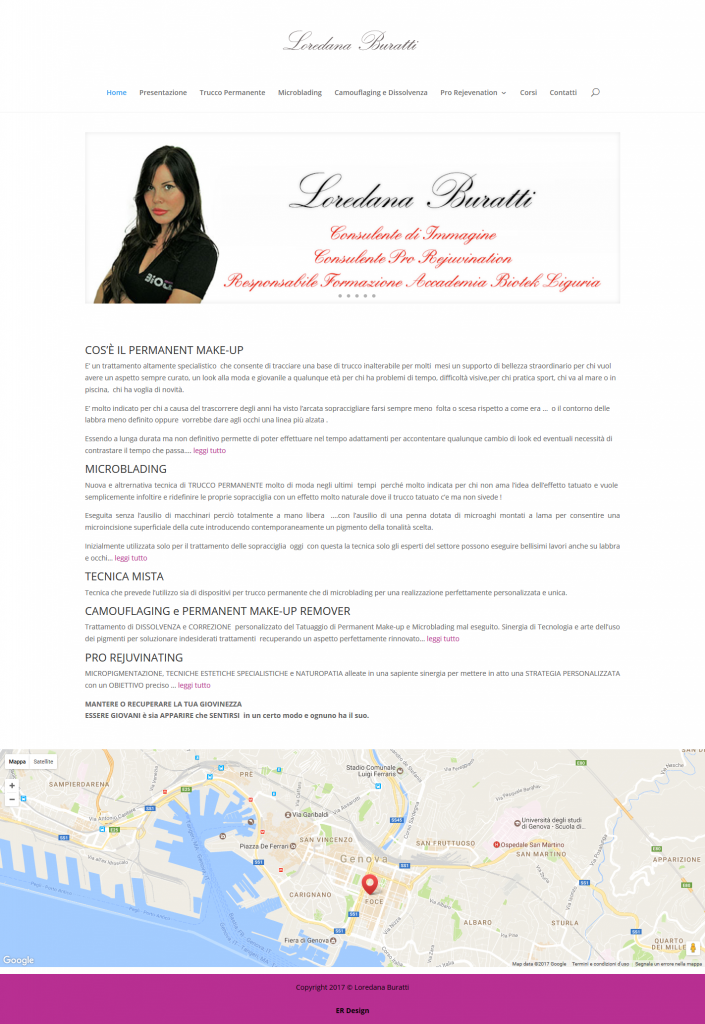 Loredana Buratti SIto Internet Genova